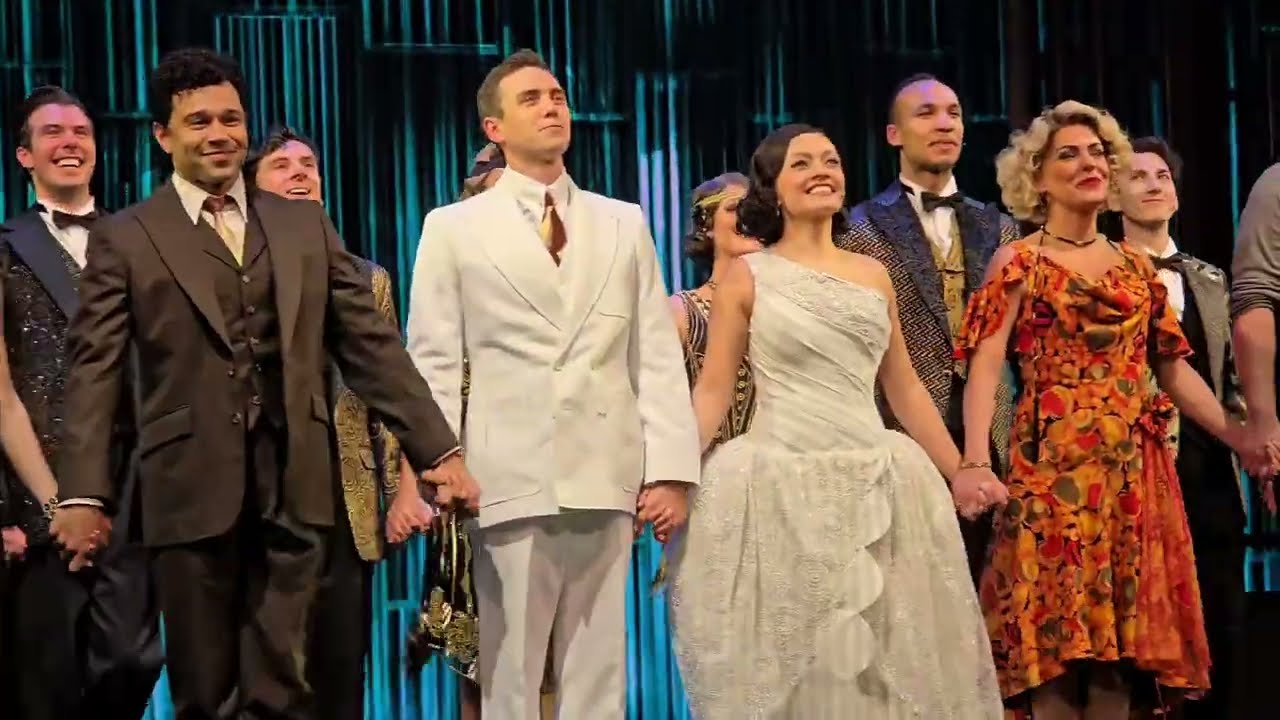 The Great Gatsby, London Coliseum - opening preview curtain call, Friday 11th April 2025