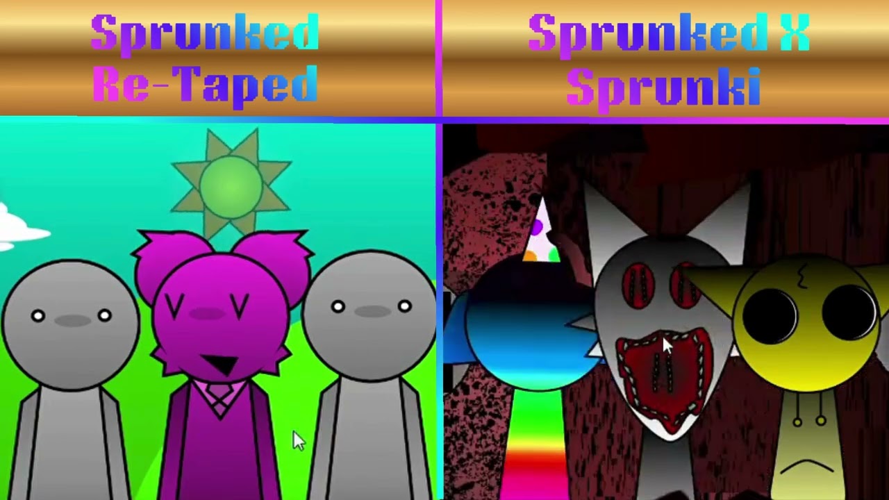 Sprunked Re-Taped VS Sprunked X Sprunki
