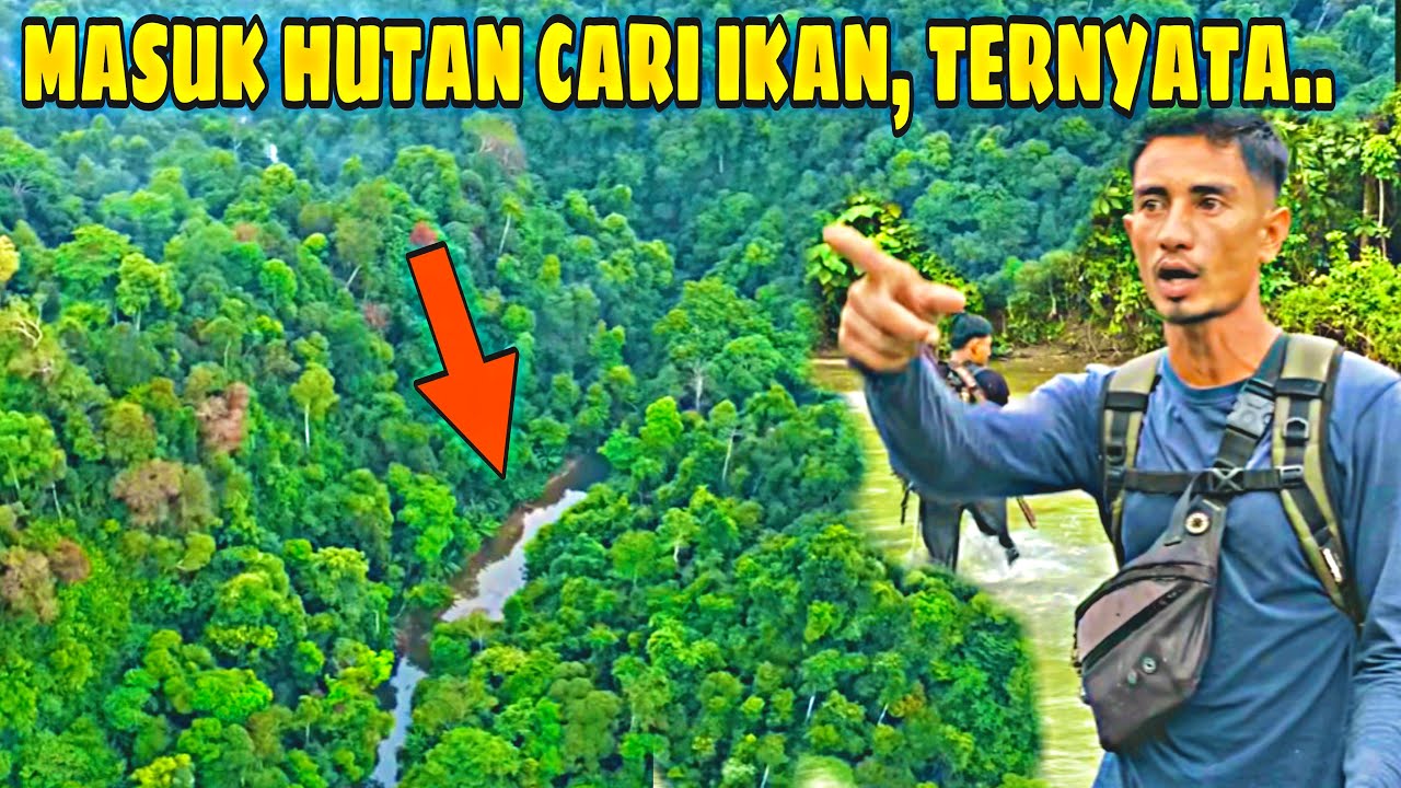 1 HARI 1 MALAM FISHING CAMPING DI HULU SUNGAI || PASANG TAJUR SIDAT MANCING IKAN MEMASAK DI HUTAN❗️