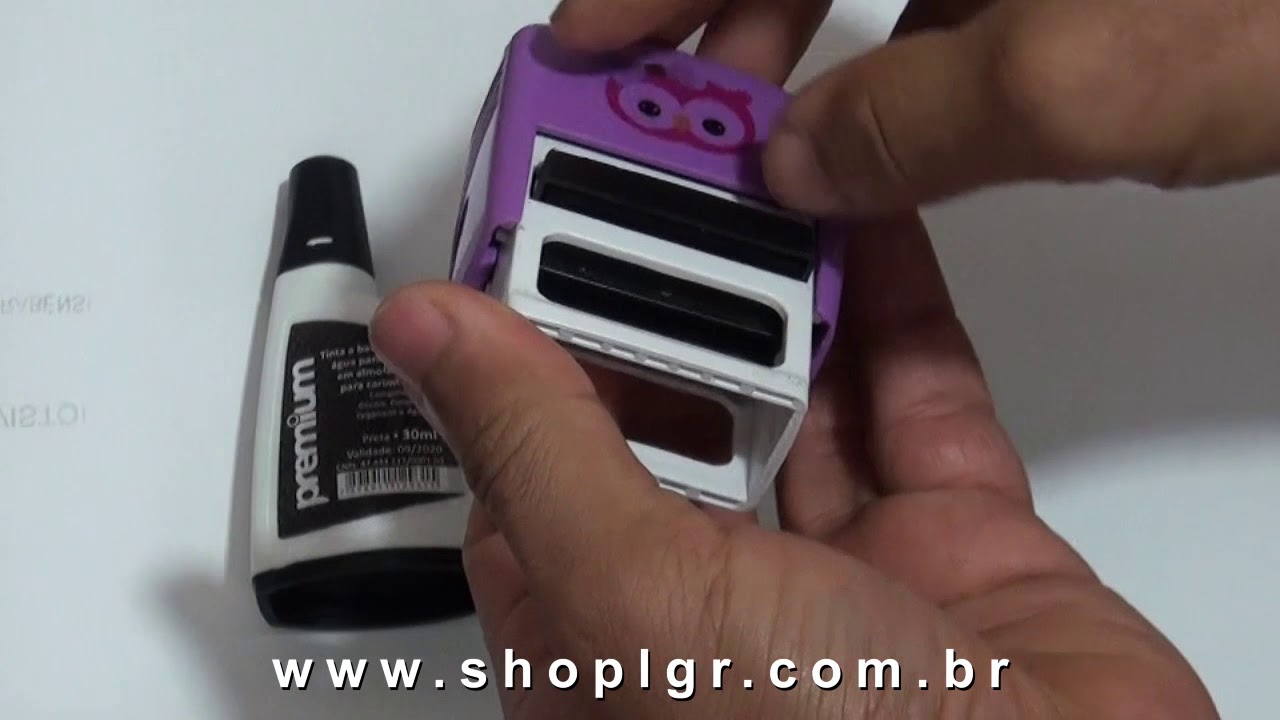 Como Colocar Tinta no Carimbo | Tinta Ideal para Uso