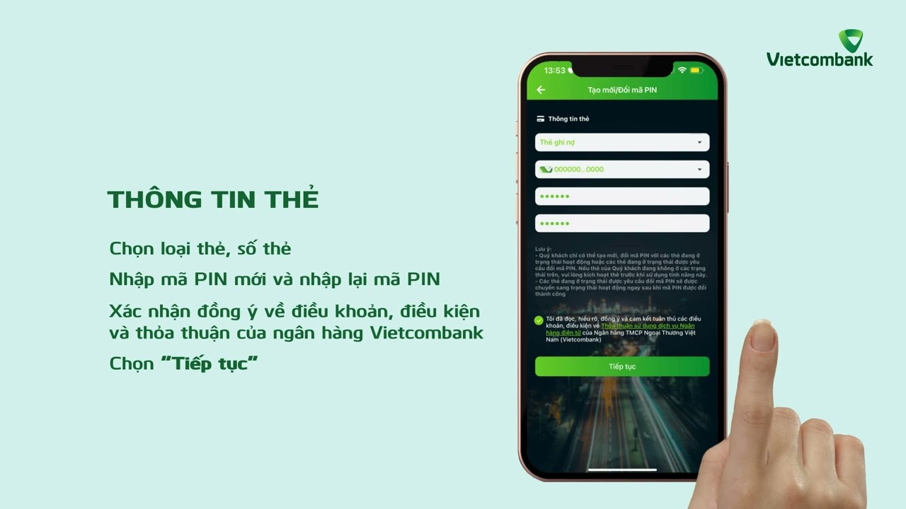 HƯỚNG DẪN PHÁT HÀNH THẺ TRỰC TUYẾN VÀ THEO DÕI HÀNH TRÌNH PHÁT HÀNH THẺ TRÊN VCB DIGIBANK