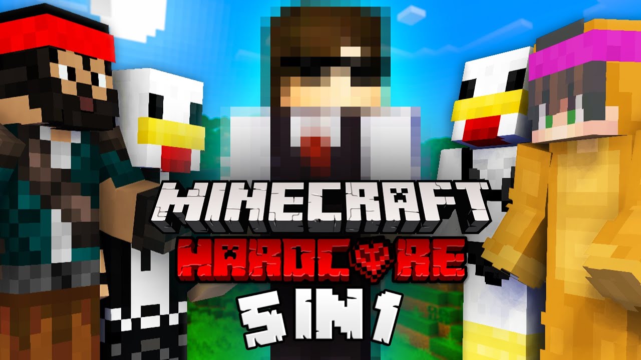 NOUL MEMBRU ESTE... | Minecraft Hardcore 5 in 1 #1