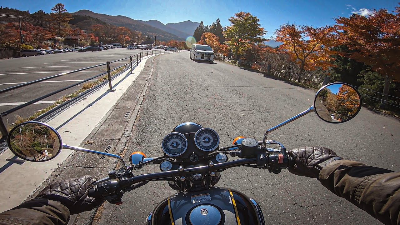 W800 バイクに乗れない日に見る。最高の音で秋の秩父旅【擬似ツーリング】