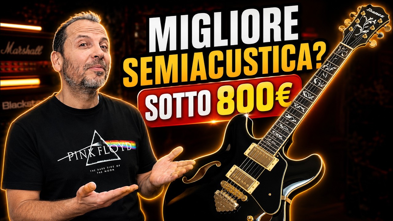 Può davvero essere la MIGLIORE semiacustica sotto gli 800€? (Ibanez AS93SP Test)