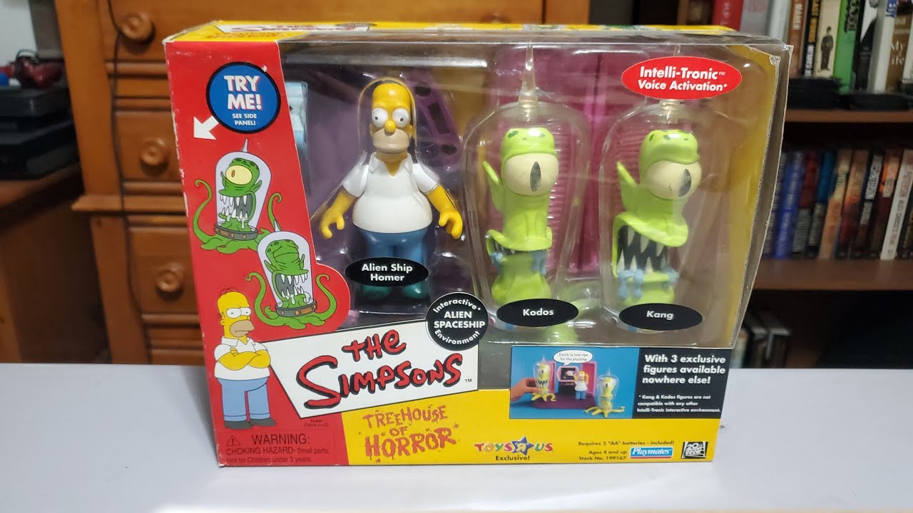 Be Kind, Retro Rewind Ep. 10 (Simpsons WOS Kodos And Kang Alien Spaceship Set Unboxing)