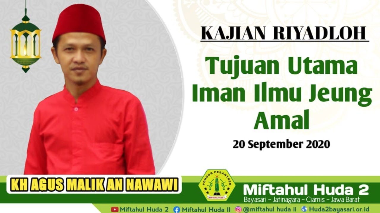 Kajian Riyadloh Malam Senin II KH AGUS MALIK AN NAWAWI
