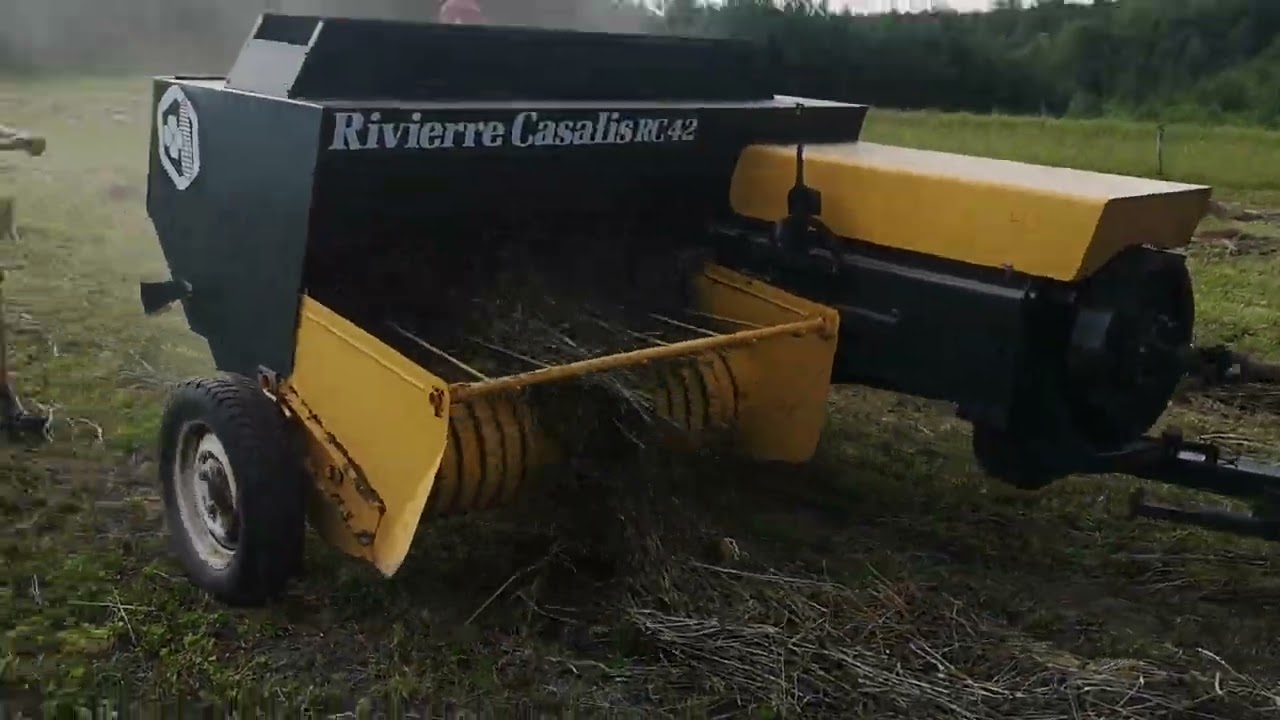 Перший запуск та пуско-налагоджувальні роботи прес-підбиральник  #RIVIERRE CASALIS #RC42