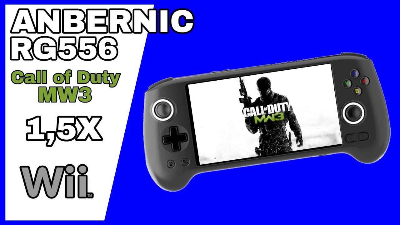 ANBERNIC RG556 - Call of Duty MW3 - Nintendo  Wii/Dolphin mmjr2.