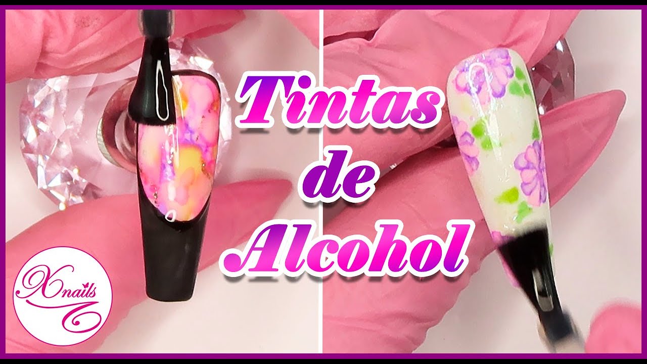 Uñas FÁCILES 💅💅💅 con TINTAS de ALCOHOL / Xnails