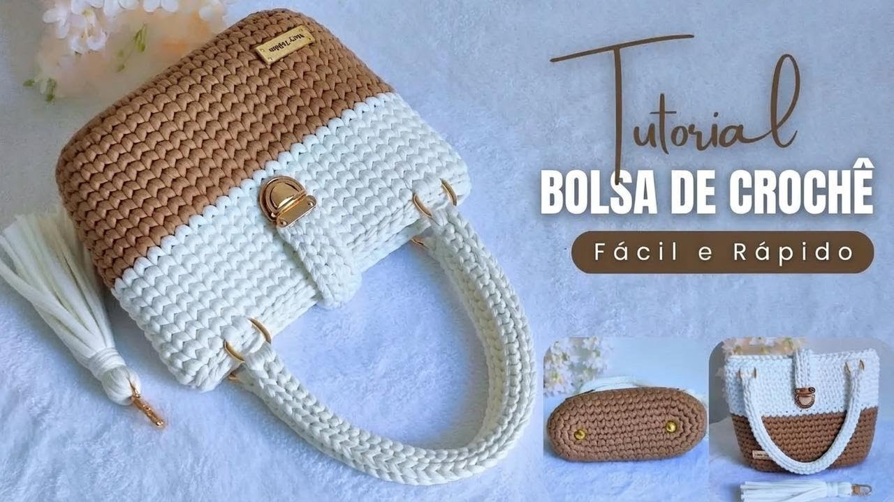 Bolsa de Crochê que está Bombando: Fácil, Rápida e Barata (Passo a Passo)