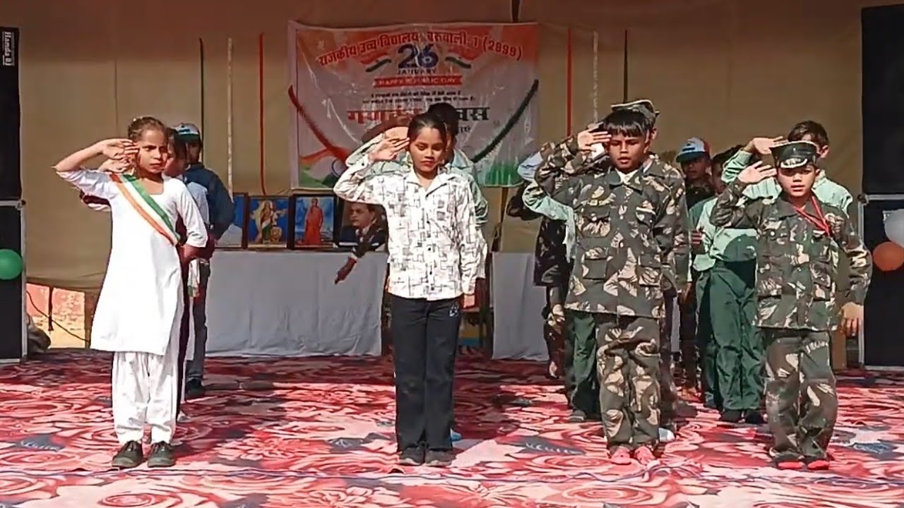 बरूवाली -1st गांव में 26 जनवरी गणतंत्र दिवस पर वंदे मातरम सॉन्ग पर डांस देखो //2026//BARUWALI-1ST//
