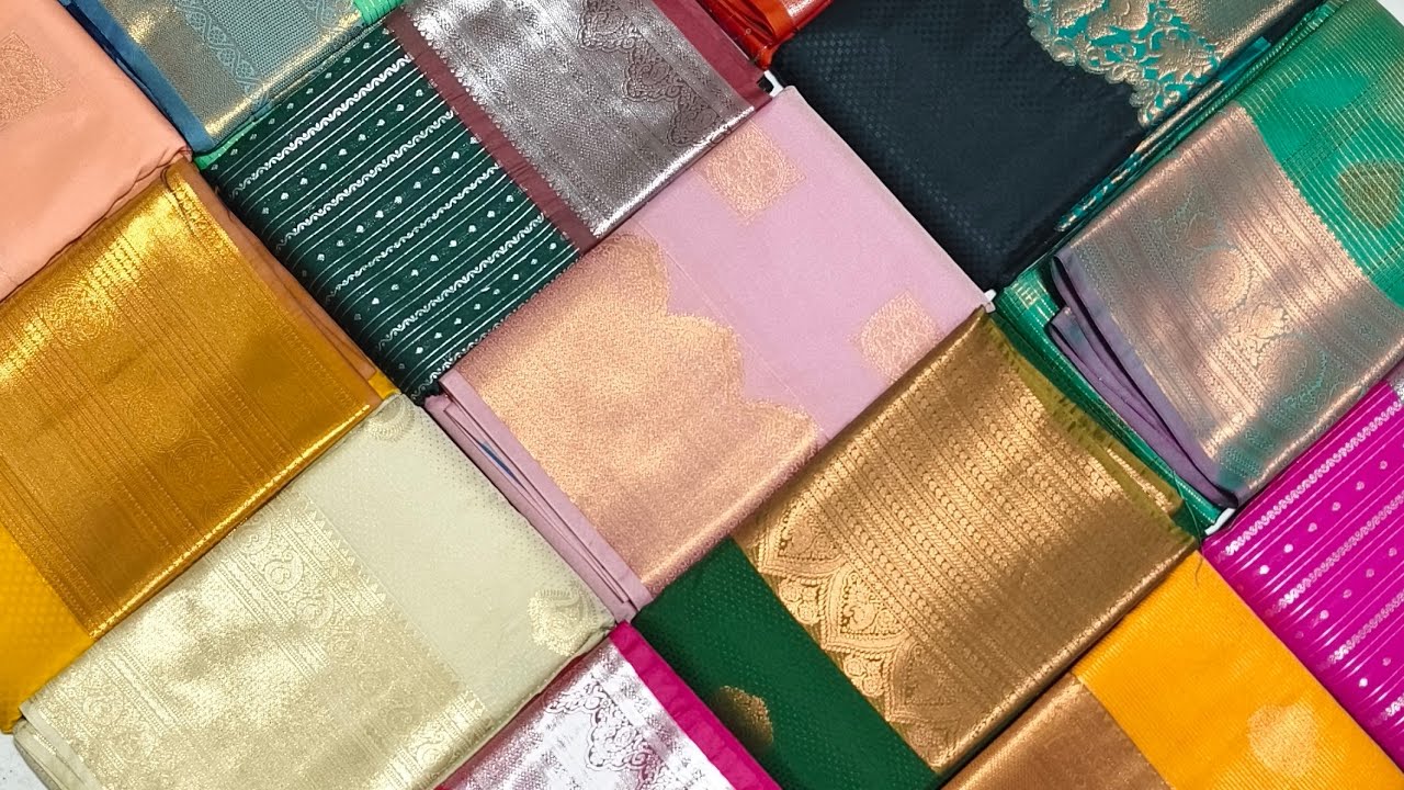 ₹699 /- korvai kanchi silk  sarees order 9363634114
