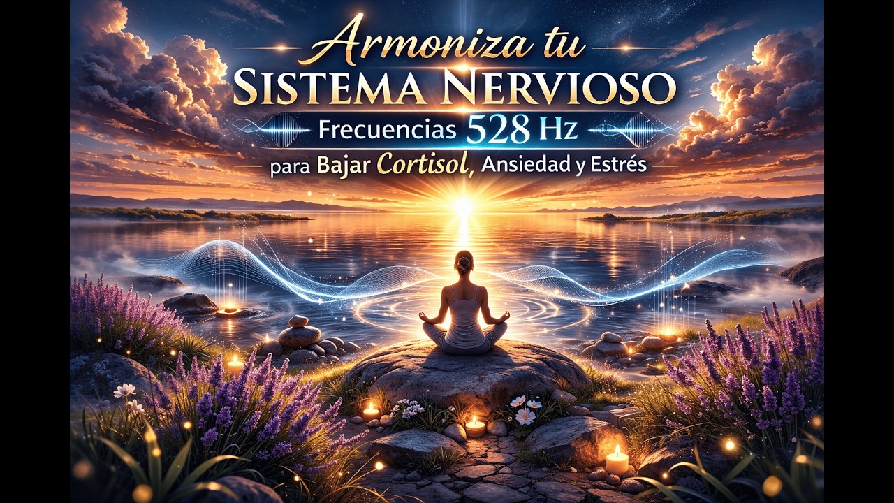 Armoniza tu sistema nervioso | Frecuencias 528 Hz para bajar cortisol