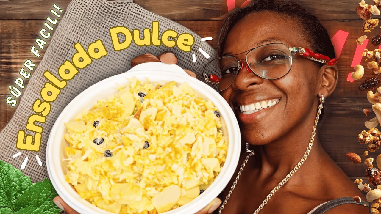 Esta ENSALADA DULCE se Hace en 10 Minutos y a TODOS les Encanta