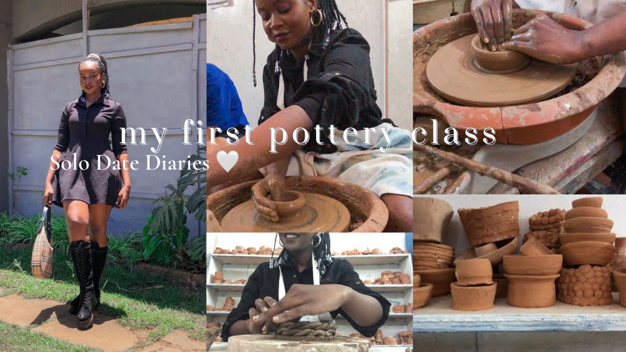 pottery class in nairobi || solo date diaries.