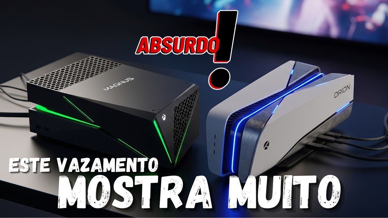 VAZAMENTO de hardware do PS6 Orion vs XBOX Magnus | CONSOLES E PORTÁTEIS