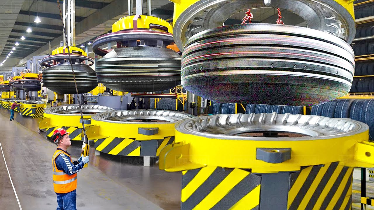 How Giant $40,000 Aircraft Tires Are Made