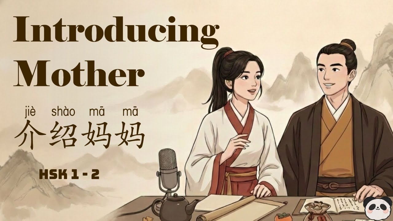 | HSK 1–2 Listening Practice | Introduce My Mom in Chinese | Easy Mandarin
