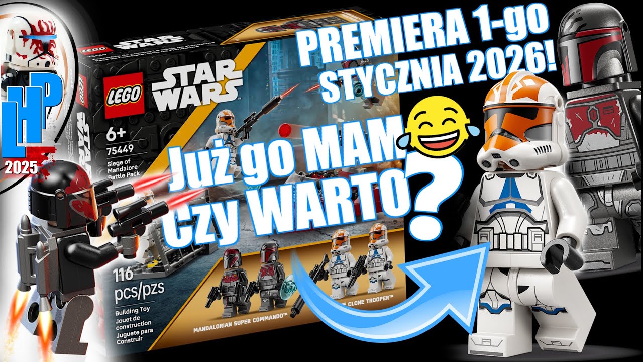 NOWY BATTLE Pack LEGO Star Wars 75449 Siege of MANDALORE (2026)