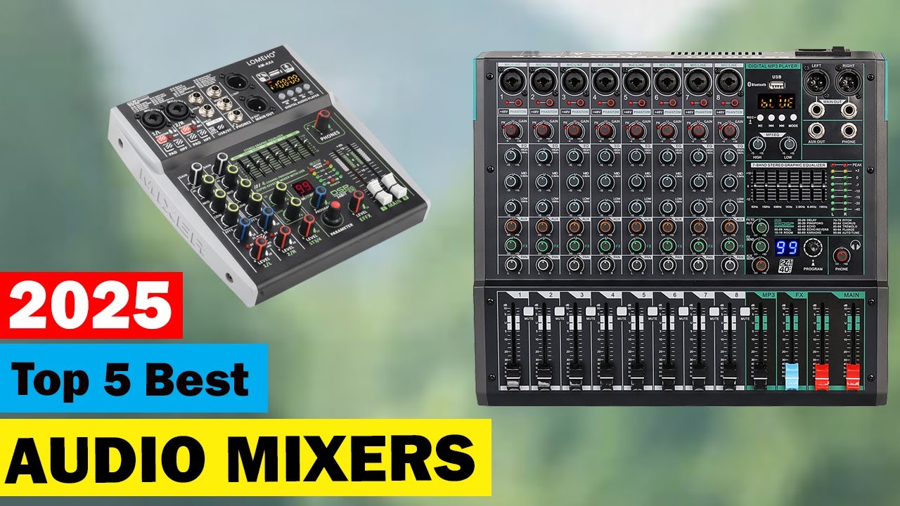 Best Audio Mixing Consoles: Top 5 Best Audio Mixers In 2025