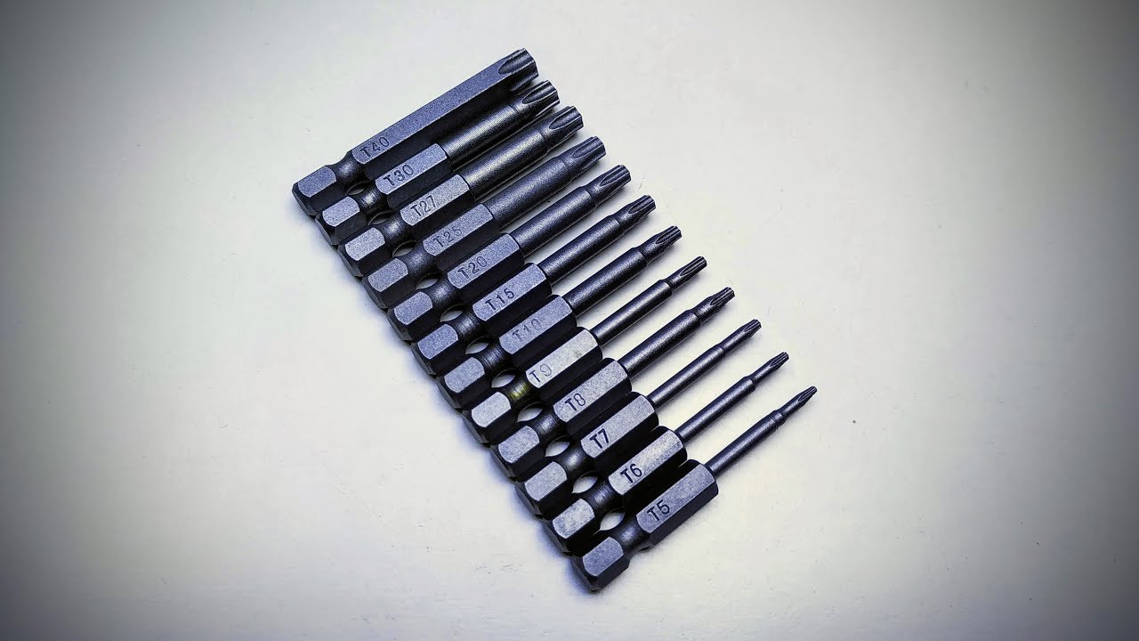 Unboxing Screwdriver Torx Bits Kit T5 T40 12Pcs/Set