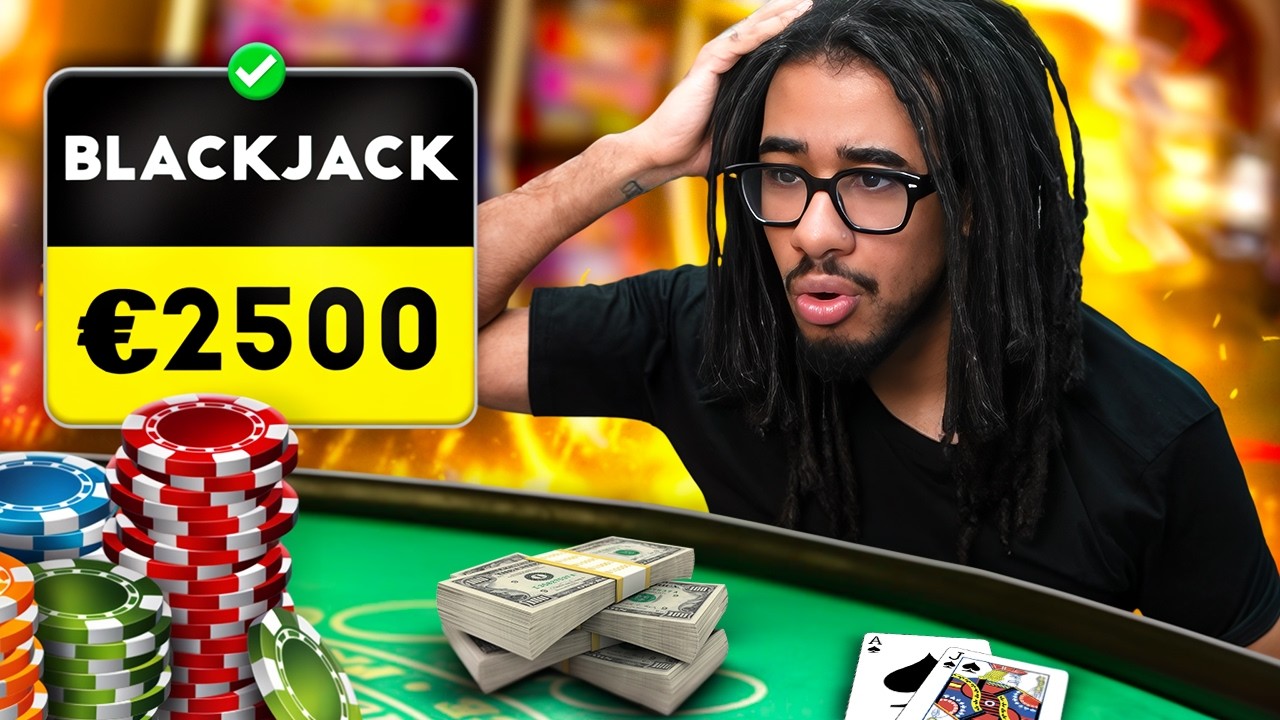 1ère Incroyable Session BLACKJACK IRL à 2500€