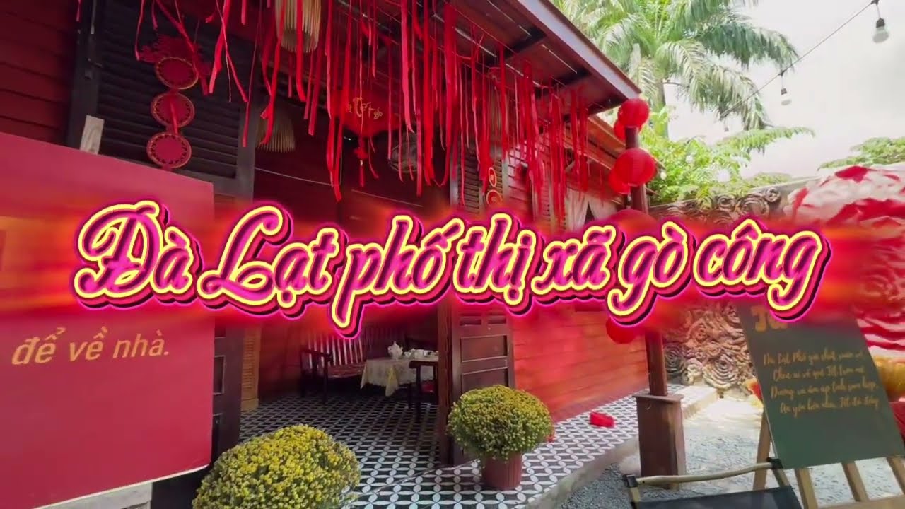 Thành phố gò công có Cafe Đà Lạt phố và ca hát 