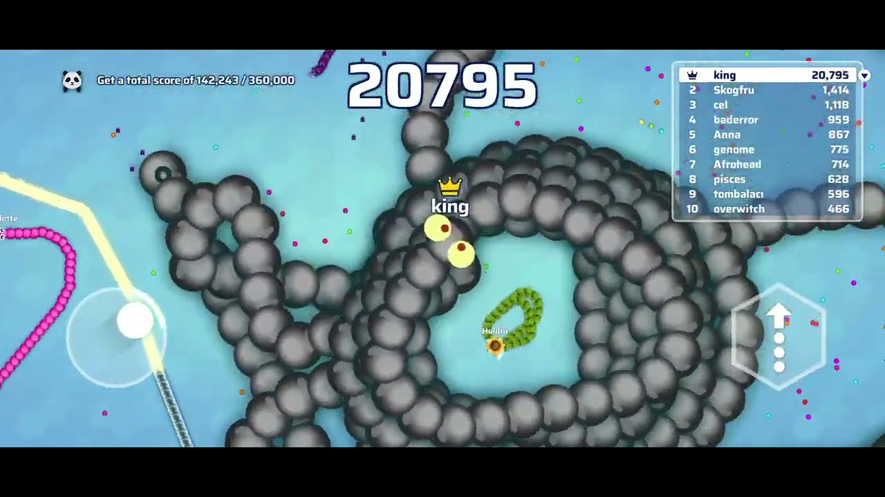 Snake Io 🐍 king highest score #gaming #snake 