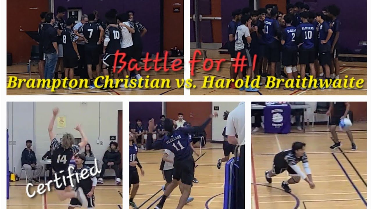 Brampton Christian Aca. vs. Harold Braithwaite | ROPSSAA Senior Boys Volleyball | October 24th, 2024