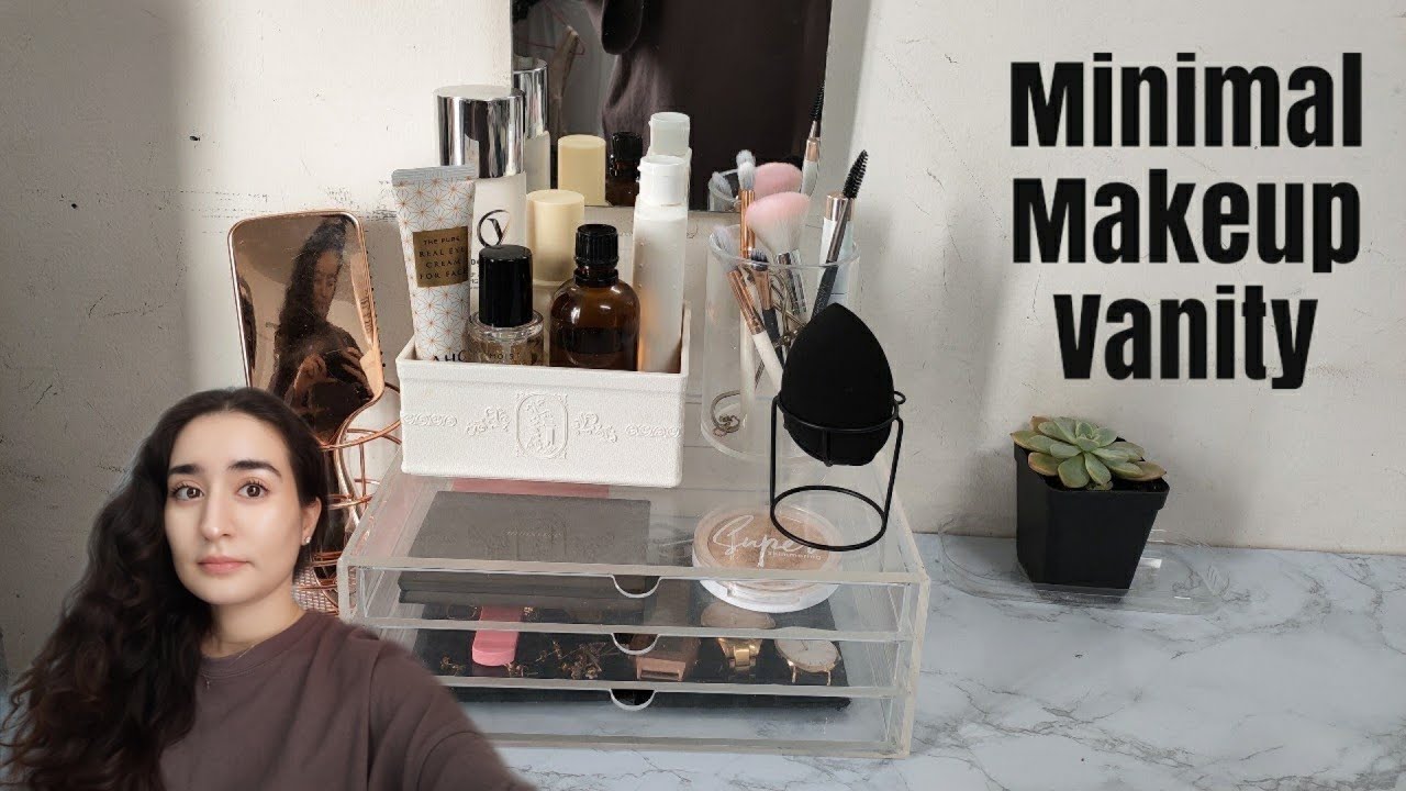 Minimal Makeup Vanity | Minimalism| Minimalist | 2019