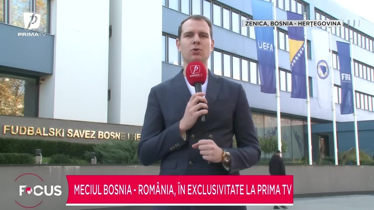 Meciul Bosnia - Rom&acirc;nia, &icirc;n exclusivitate la Prima TV
