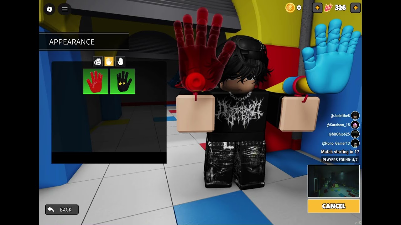 me playing Roblox project playtime: (no commtary