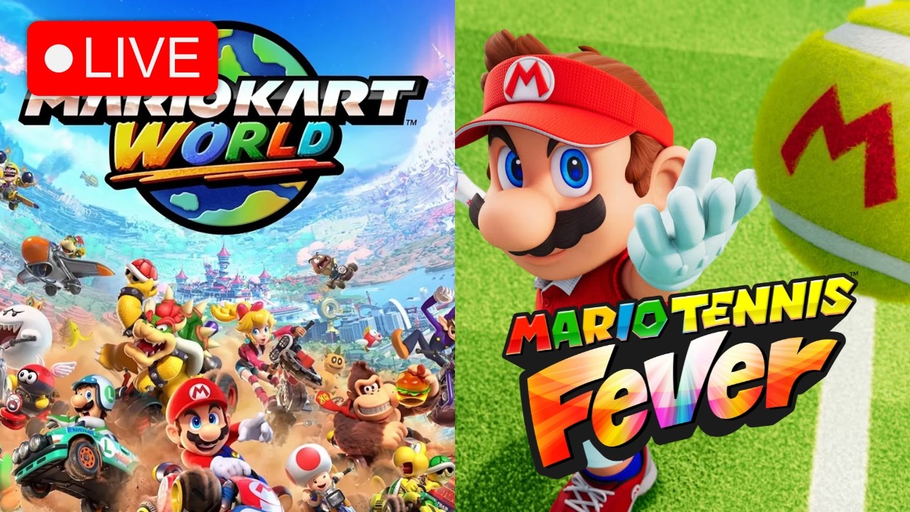 OPEN LOBBY WITH VIEWERS COME RACE! PLUS A CRUMB OF MARIO TENNIS FEVER! LIVE ON TWITCH!