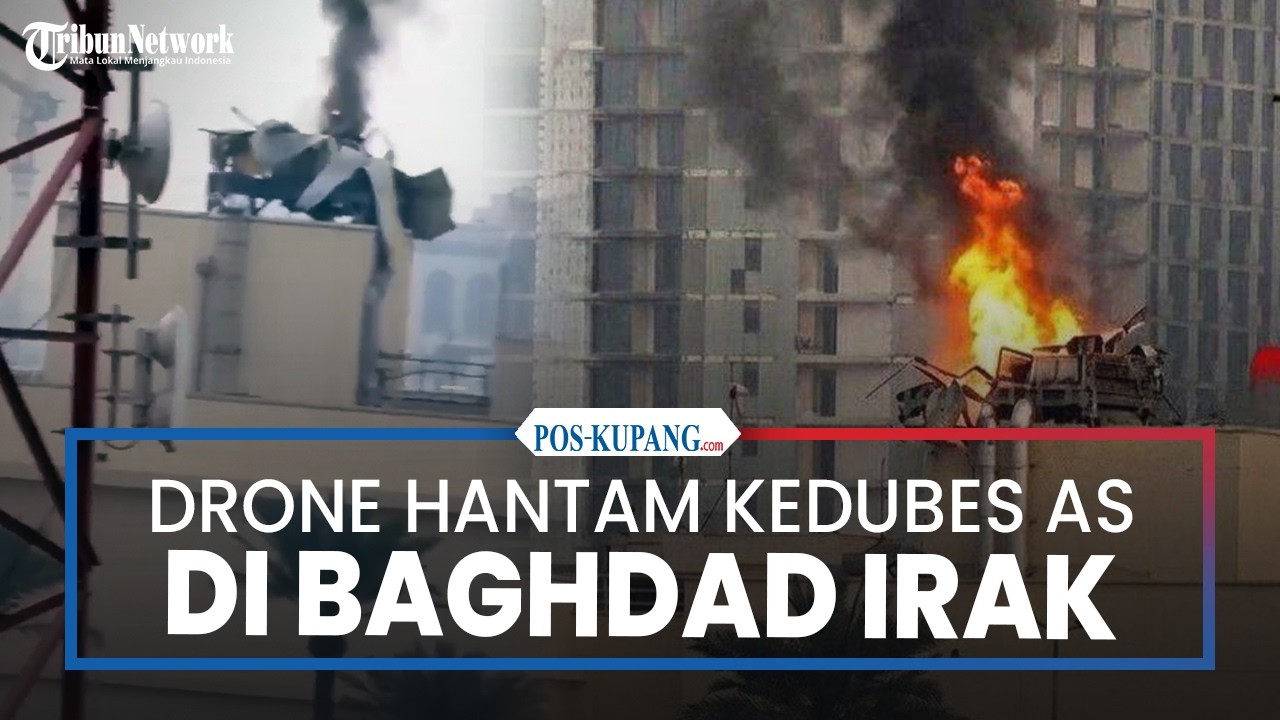 Drone Hantam Kedubes AS di Baghdad Irak