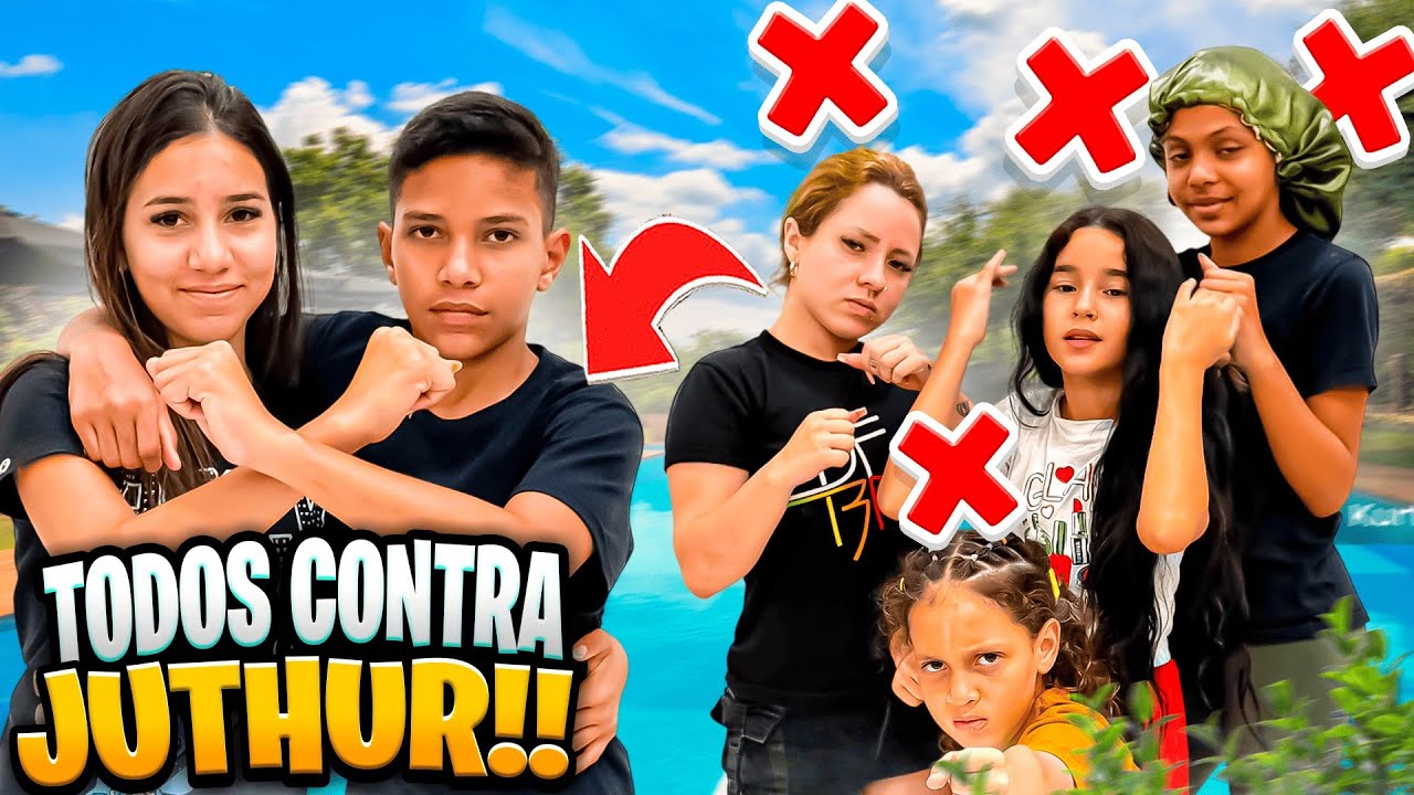 TODOS CONTRA JUTHUR QUEM SERÁ QUE GANHA 