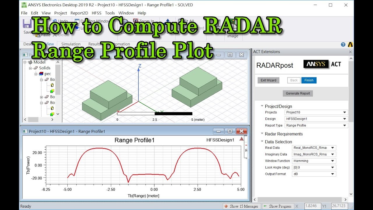How to Compute RADAR Range Profile Plot