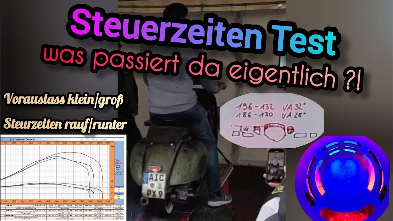 Steuerzeiten Test, 📈🤓☝️ was passiert mit mehr oder weniger Vorauslass / Steuerzeiten?!
