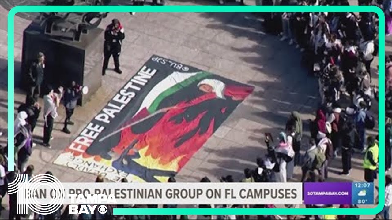 Florida Gov. DeSantis calling for ban on pro-Palestinian group at state universities