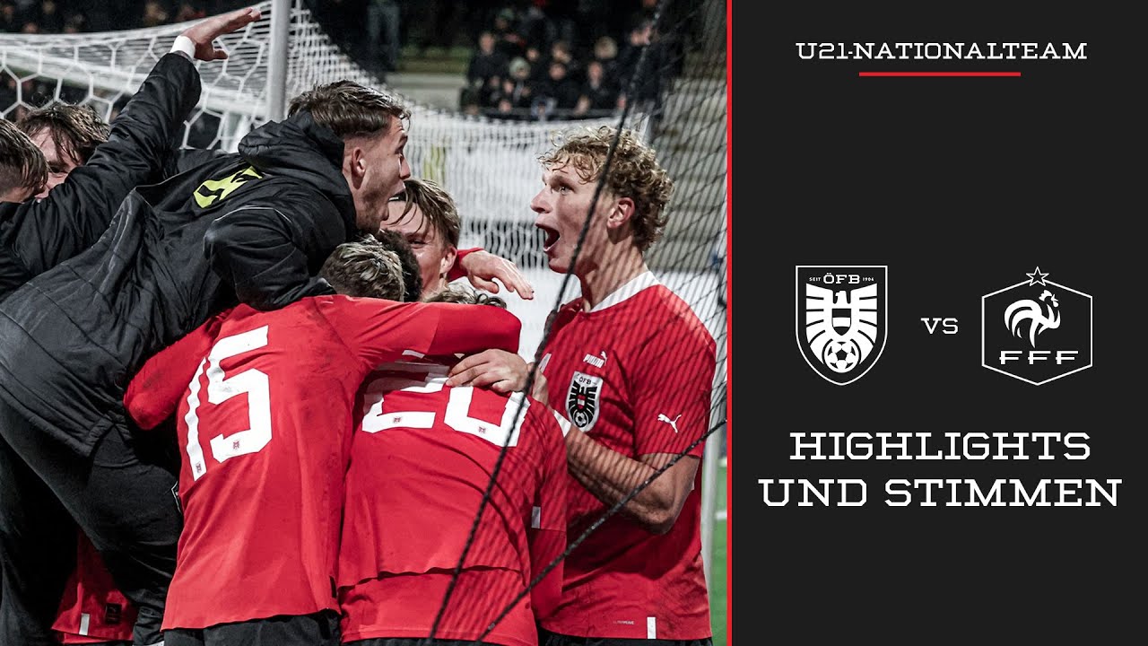 U21 | Österreich vs. Frankreich 2:0 | Highlights & Stimmen | 17.11.2023