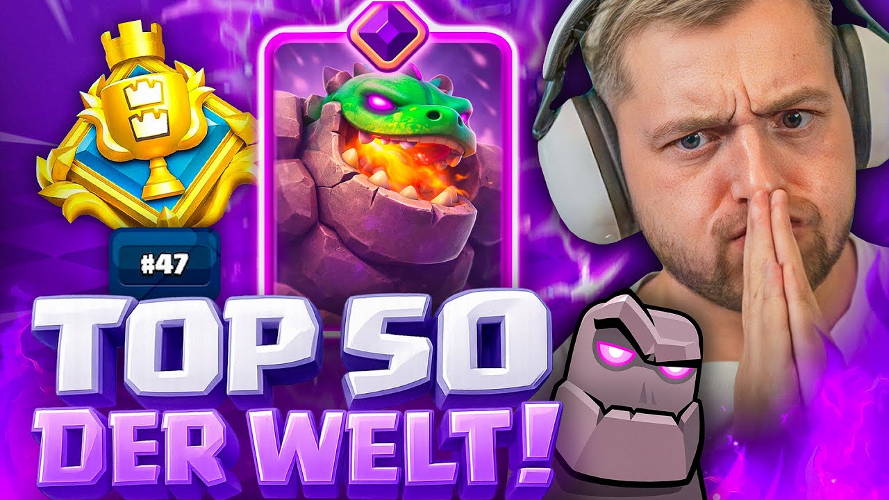 🏆👑PLATZ 1 der WELT BESIEGT in DUO RANKED! - BRUTALES Golem DECK in Clash Royale Duo
