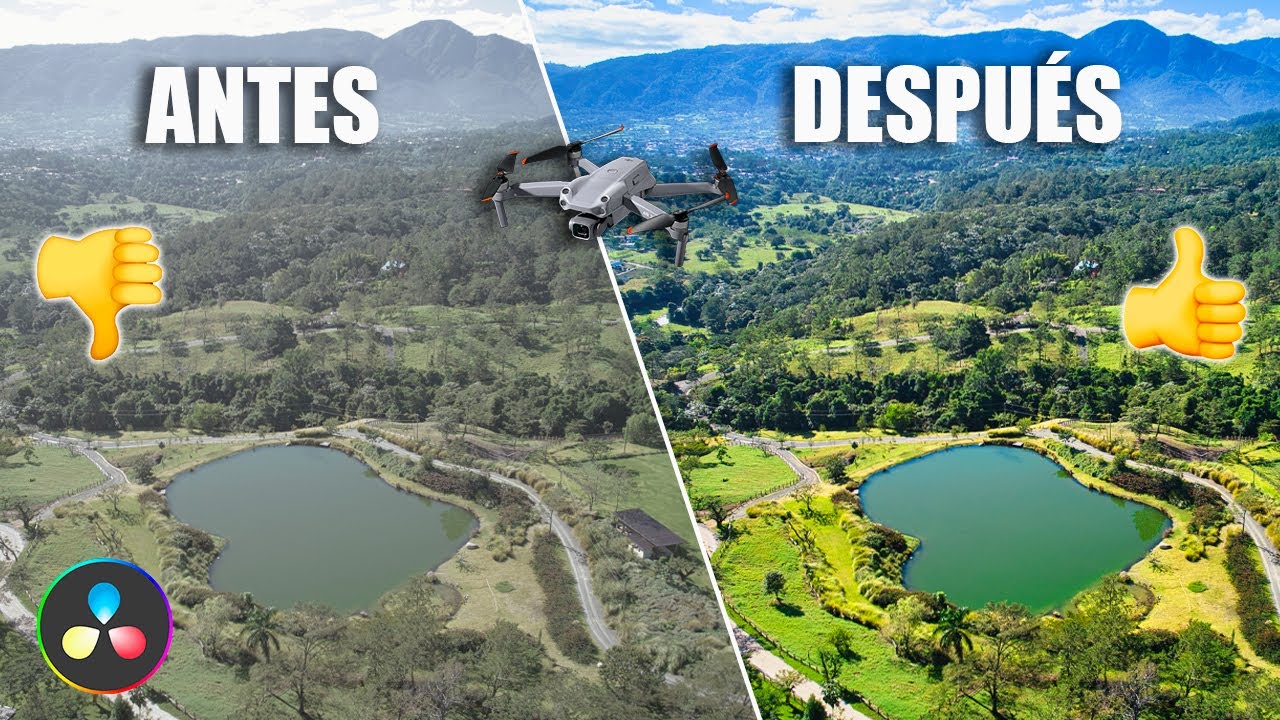 El Secreto para MEJORAR los Videos de tu DRON | Corregir Color en Perfiles Planos | DLOG Tutorial