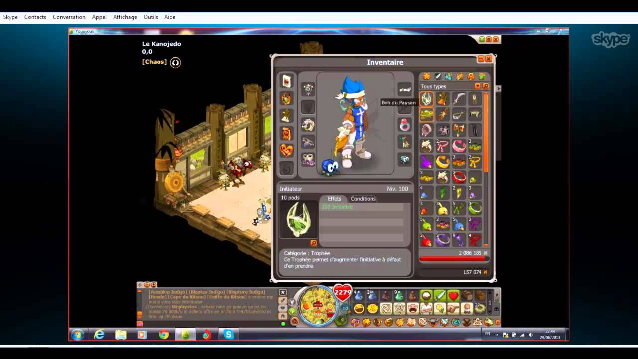 Pr&eacute;sentation de Youyou Iop de Levels 161 Terre