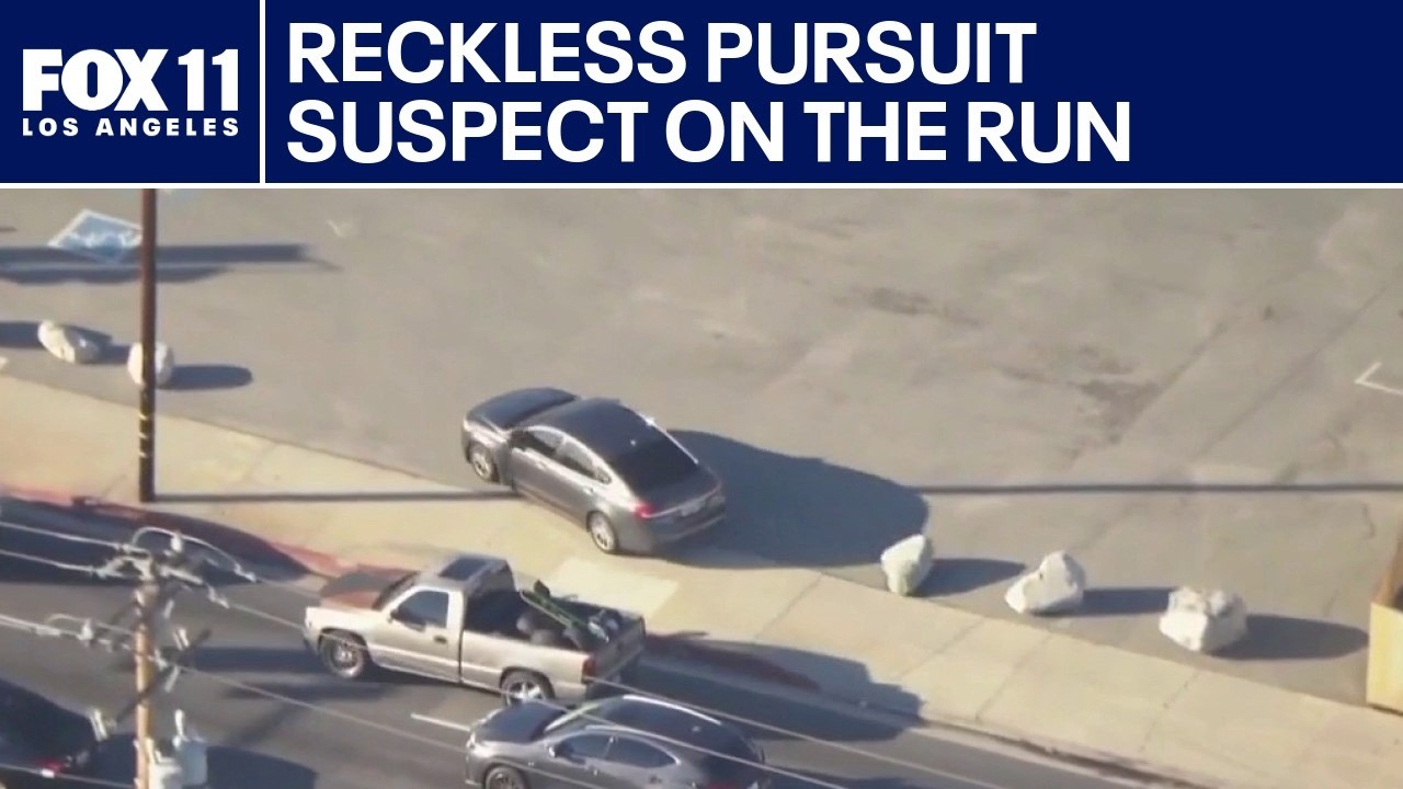 Alleged shooting suspect driving recklessly in Inglewood