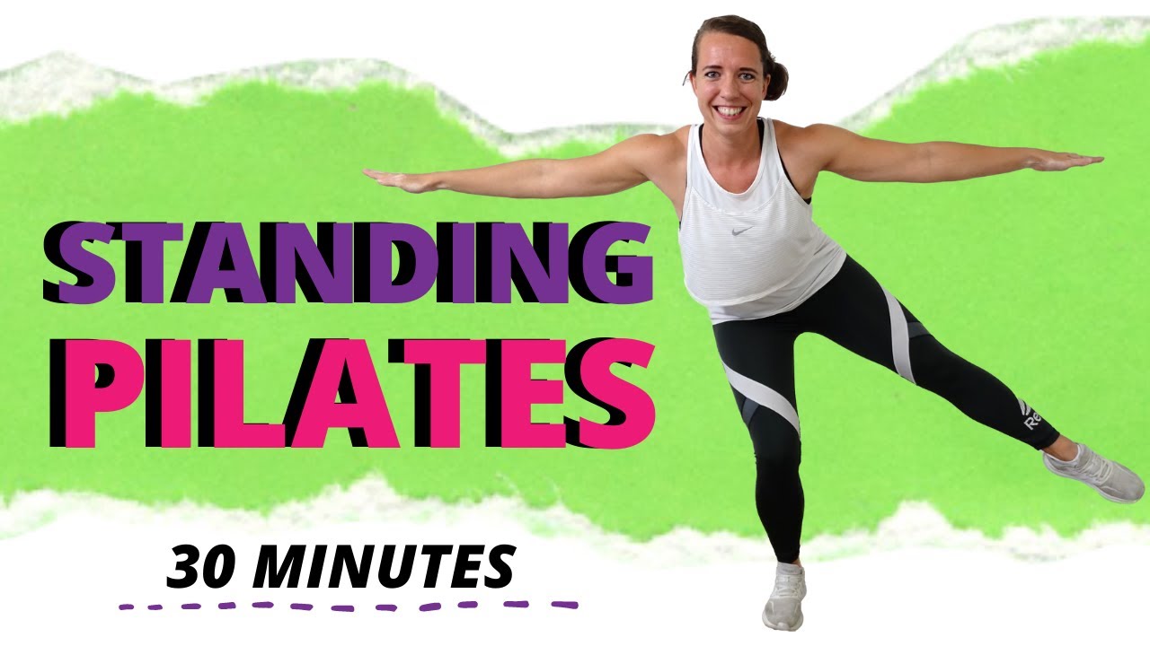 Standing Pilates Workout - 30 Minutes Full Body Exercises at Home