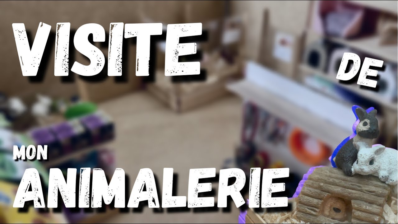 Visite de mon ANIMALERIE Schleich