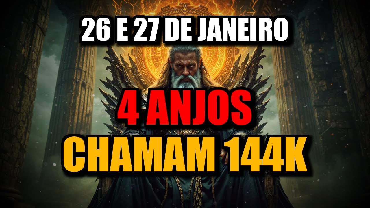 ESCOLHIDOS EM 26 E 27 DE JANEIRO, 144000 SÃO CHAMADOS POR 4 ANJOS COM MENSAGENS PODEROSAS