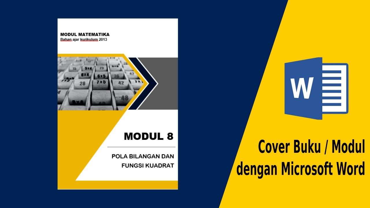 Desain Cover (Sampul) menggunakan Microsoft Word | Tutorial #10