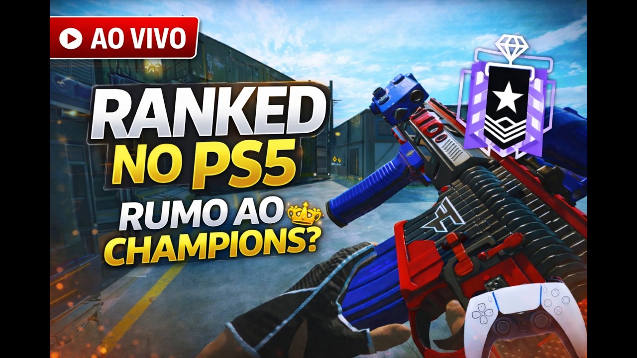 🔴 Ao Vivo Rainbow Six Siege X - PS5 Bora de Rankd Sera que o CHAMPIONS vem?