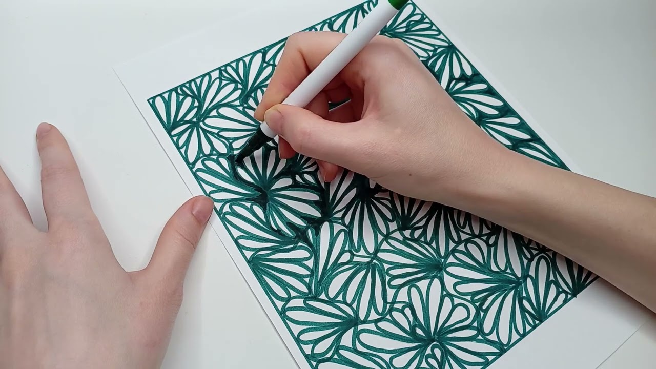 Think you can't draw? Just repeat it! A cool idea that even a beginner  can handle! Easily!