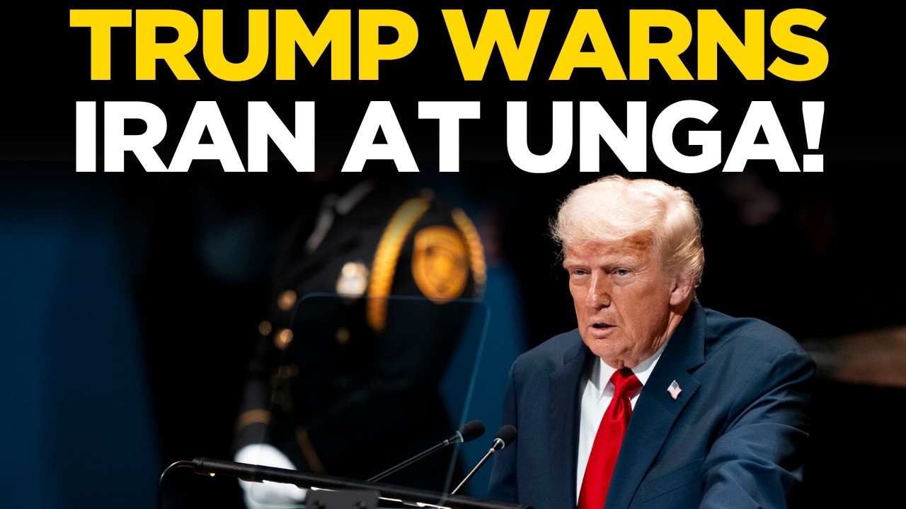 World News LIVE: Global Security Summit As President Trump Confronts Iran Threat At UN | Trump LIVE